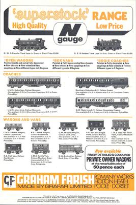 Graham Farish N Gauge Superstock Advert